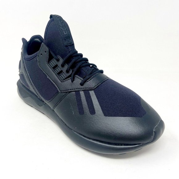 Adidas Originals Tubular Runner Triple Black Mens Casual Sneakers Q16465 - Picture 2 of 6